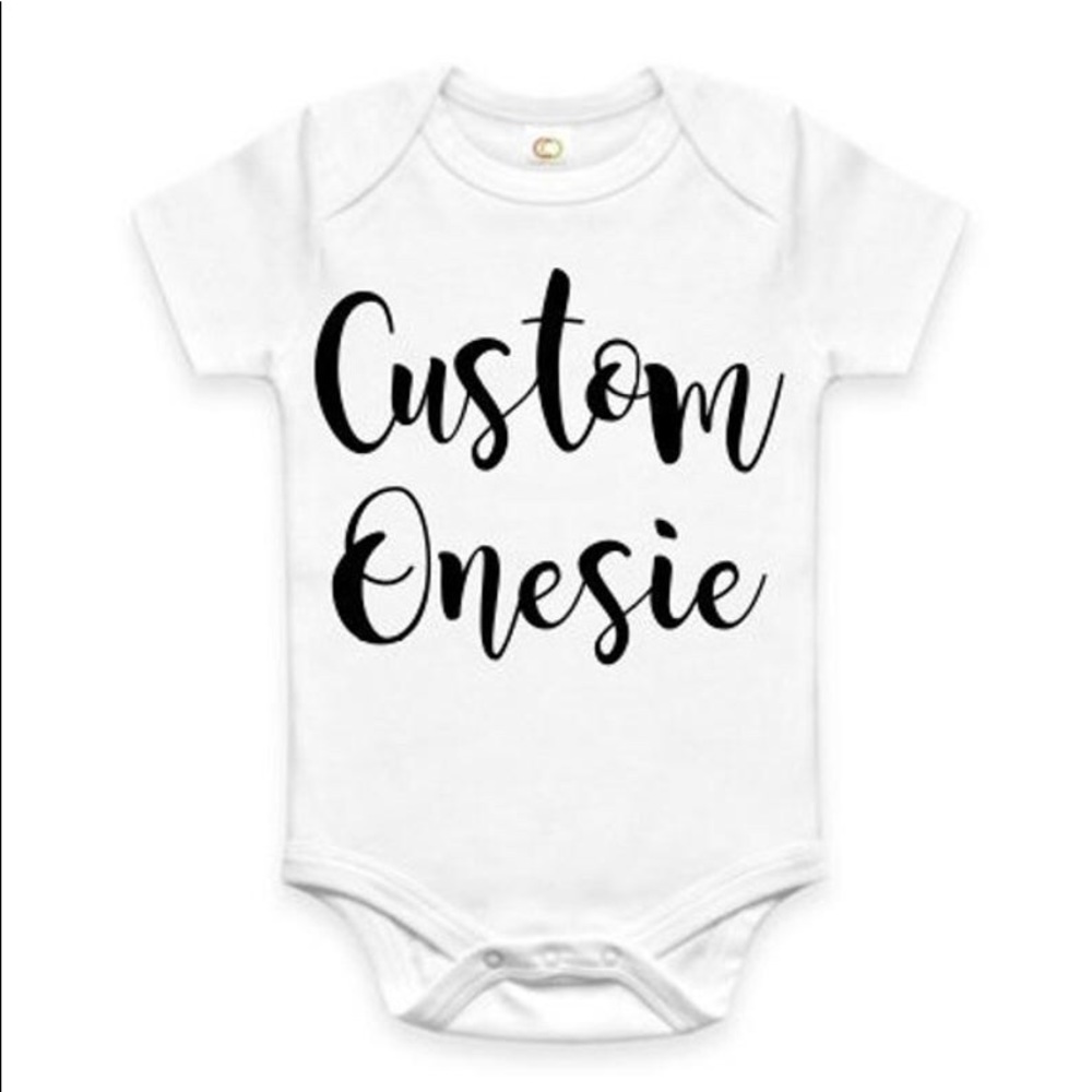 Custom baseball onesies!!
